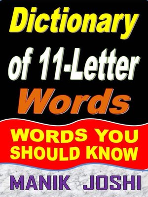 cover image of Dictionary of 11-Letter Words